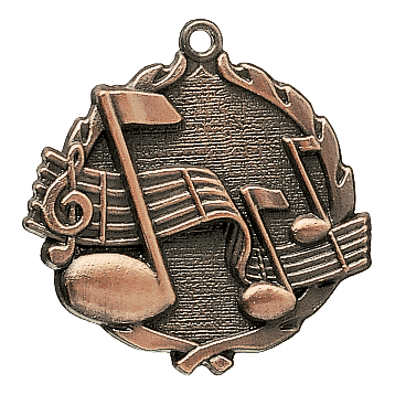 Wreath II Music Medals - AndersonTrophy.com