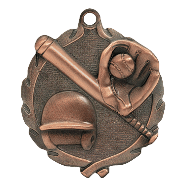 Wreath II Softball Medals - AndersonTrophy.com