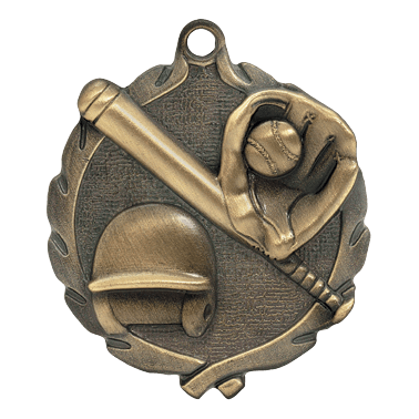 Wreath II Softball Medals - AndersonTrophy.com