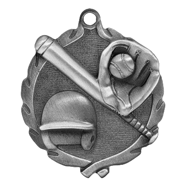 Wreath II Softball Medals - AndersonTrophy.com