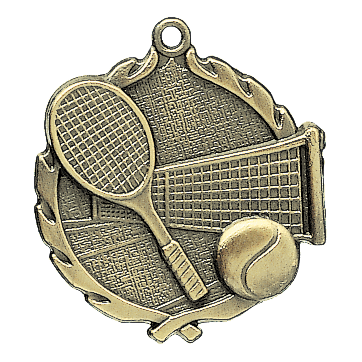 Wreath II Tennis Medals - AndersonTrophy.com