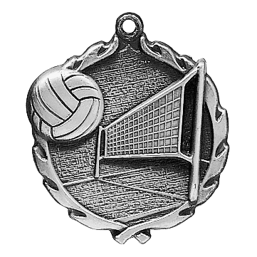 Wreath II Volleyball Medals - AndersonTrophy.com