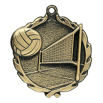 Wreath II Volleyball Medals - AndersonTrophy.com