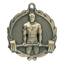 Wreath II Weightlifting Medals - AndersonTrophy.com