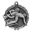 Wreath II Wrestling Medals - AndersonTrophy.com