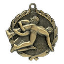 Wreath II Wrestling Medals - AndersonTrophy.com
