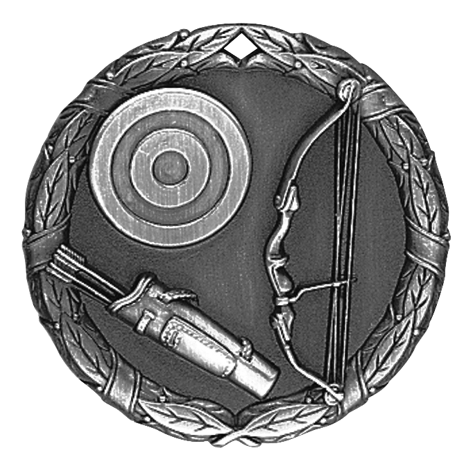 XR Wreath Archery Themed Medals - AndersonTrophy.com