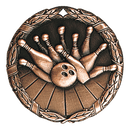 XR Wreath Bowling Themed Medals - AndersonTrophy.com