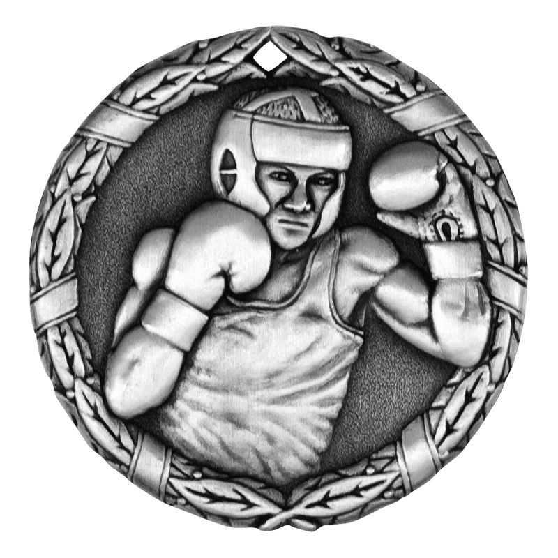 XR Wreath Boxing Themed Medals - AndersonTrophy.com