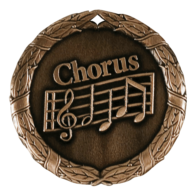 XR Wreath Chorus Medals - AndersonTrophy.com