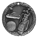 XR Wreath Golf Themed Medals - AndersonTrophy.com