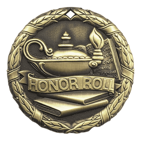 XR Wreath Honor Roll Themed Medals - AndersonTrophy.com