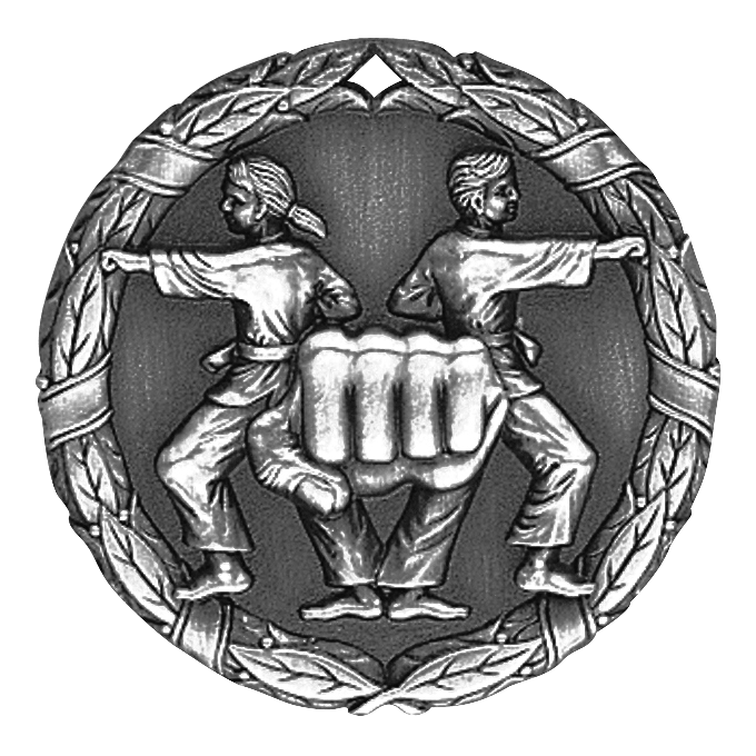 XR Wreath Martial Arts Themed Medals - AndersonTrophy.com