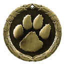 XR Wreath Paw Print Medals - AndersonTrophy.com