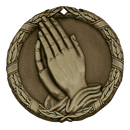 XR Wreath Praying Hands Themed Medals - AndersonTrophy.com