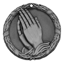 XR Wreath Praying Hands Themed Medals - AndersonTrophy.com