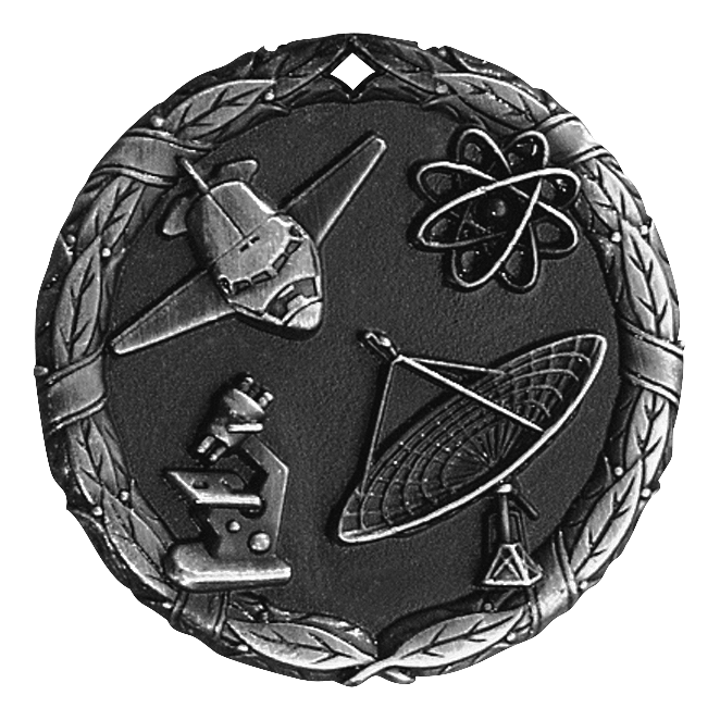 XR Wreath Science Themed Medals - AndersonTrophy.com