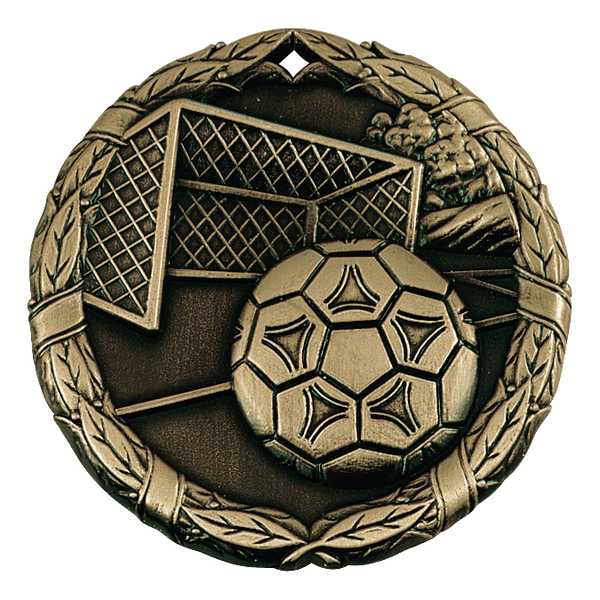 XR Wreath Soccer Goal Themed Medals - AndersonTrophy.com