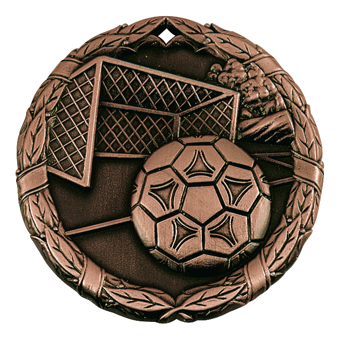 XR Wreath Soccer Goal Themed Medals - AndersonTrophy.com