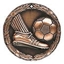 XR Wreath Soccer Kick Themed Medals - AndersonTrophy.com