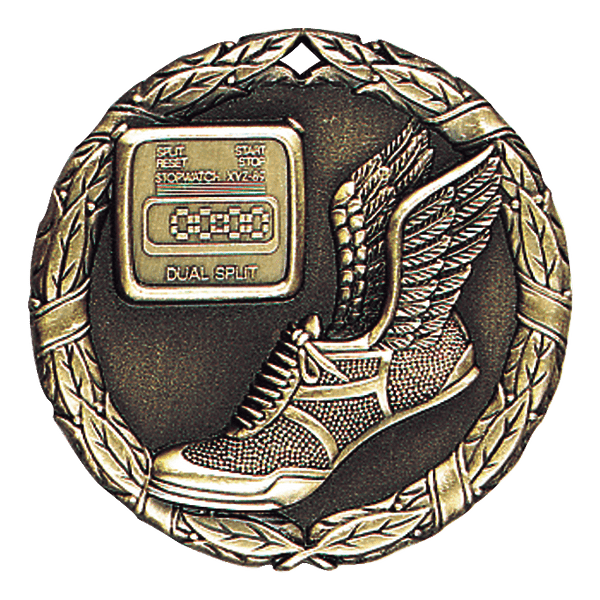XR Wreath Track Themed Medals - AndersonTrophy.com