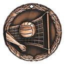 XR Wreath Volleyball Themed Medals - AndersonTrophy.com