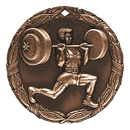 XR Wreath Weightlifting Themed Medals - AndersonTrophy.com