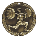 XR Wreath Weightlifting Themed Medals - AndersonTrophy.com