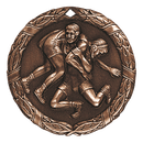 XR Wreath Wrestling Themed Medals - AndersonTrophy.com